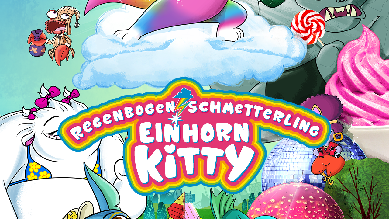 Regenbogen Schmetterling Einhorn Kitty hdfilme