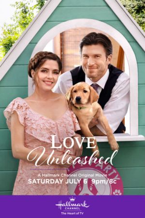 Liebe mit Herz und Hund poster