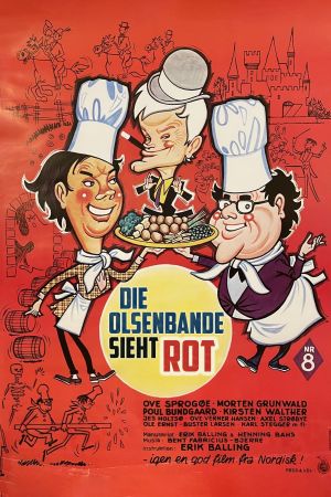 Die Olsenbande sieht rot poster