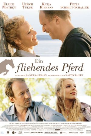 Ein fliehendes Pferd poster
