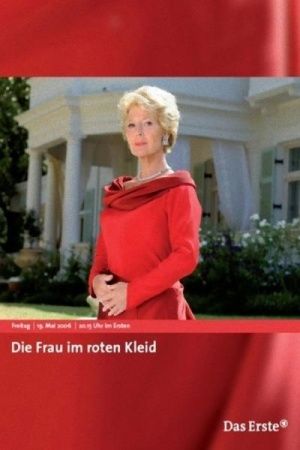 Die Frau im roten Kleid poster