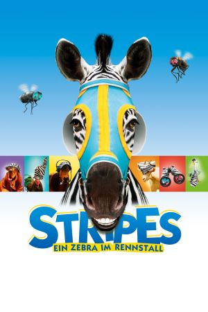 Im Rennstall ist das Zebra los poster
