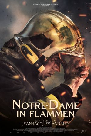 Notre-Dame in Flammen poster
