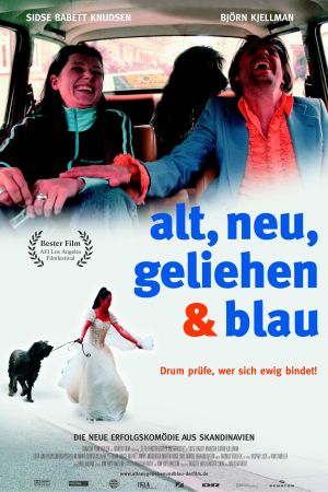 Alt, neu, geliehen & blau poster