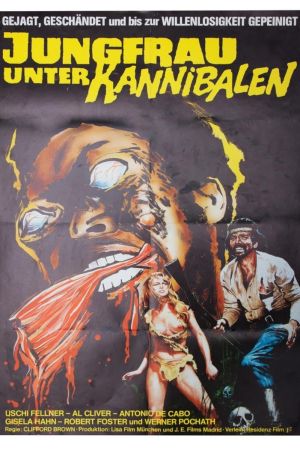 Jungfrau unter Kannibalen poster