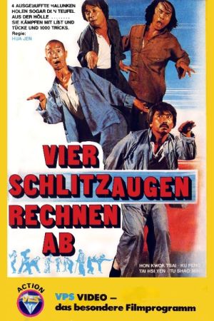 Vier Schlitzaugen rechnen ab poster