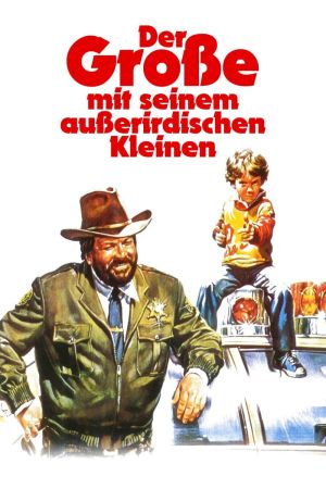 Der Große mit seinem außerirdischen Kleinen poster