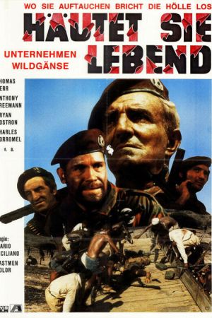 Häutet sie lebend - Unternehmen Wildgänse poster