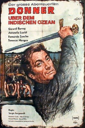 Donner über dem indischen Ozean poster