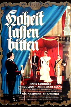 Hoheit lassen bitten poster