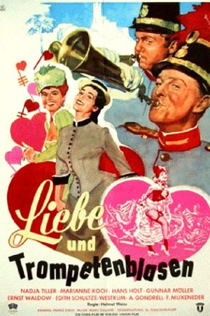 Liebe und Trompetenblasen poster