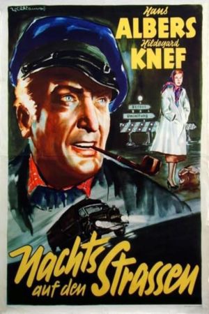 Nachts auf den Straßen poster