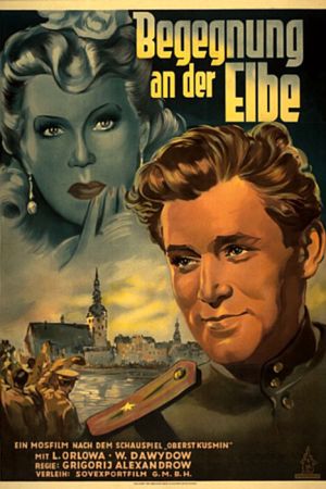 Begegnung an der Elbe poster