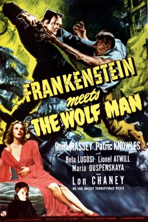 Frankenstein trifft den Wolfsmenschen poster