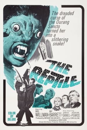 Das schwarze Reptil poster