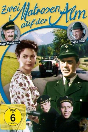 Zwei Matrosen auf der Alm poster