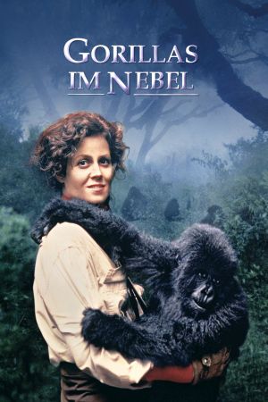 Gorillas im Nebel poster